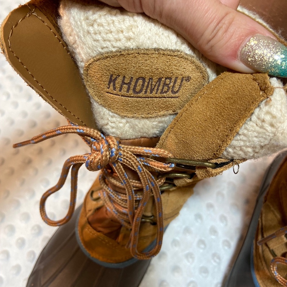 Khombu Cozy boots size 6 - Picture 5 of 8